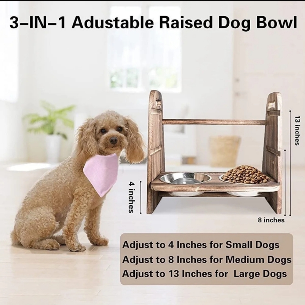 3-in-1 adjustable dog bowl and pet nail grinder